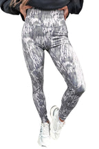 Multicolour Camouflage Pattern High Waist Leggings