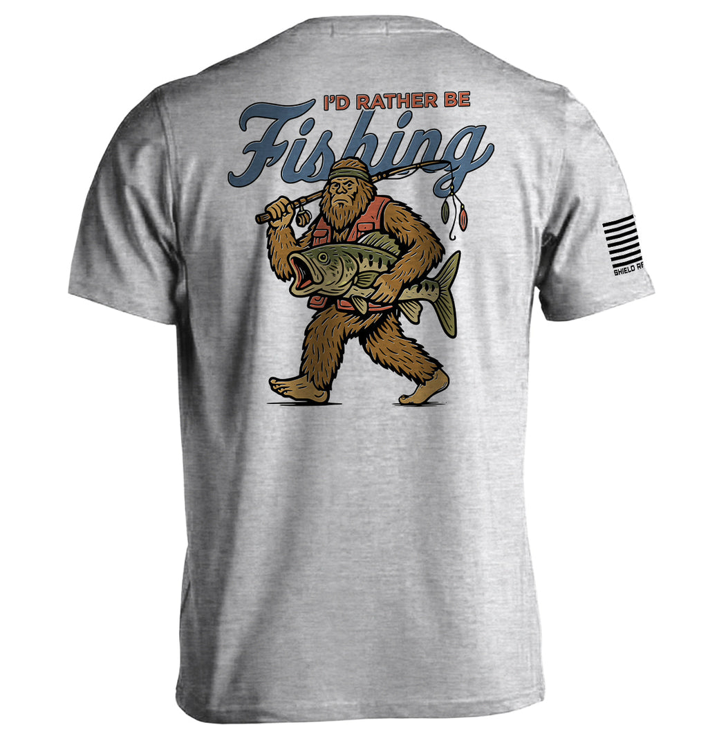 I'd Rather Be Fishing Bigfoot