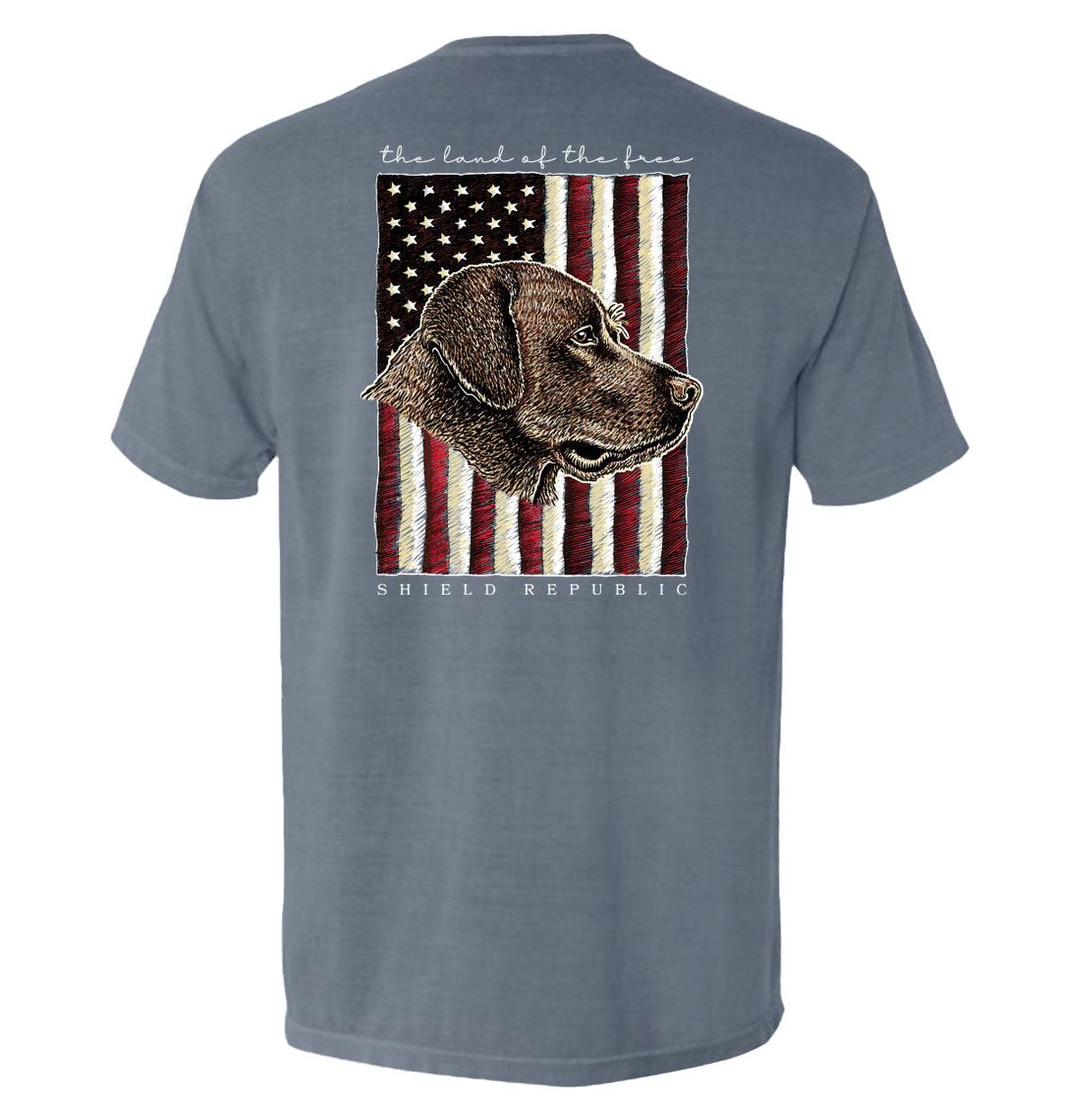 The Land of the Free Chocolate Lab