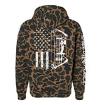 Compound Bow USA Flag